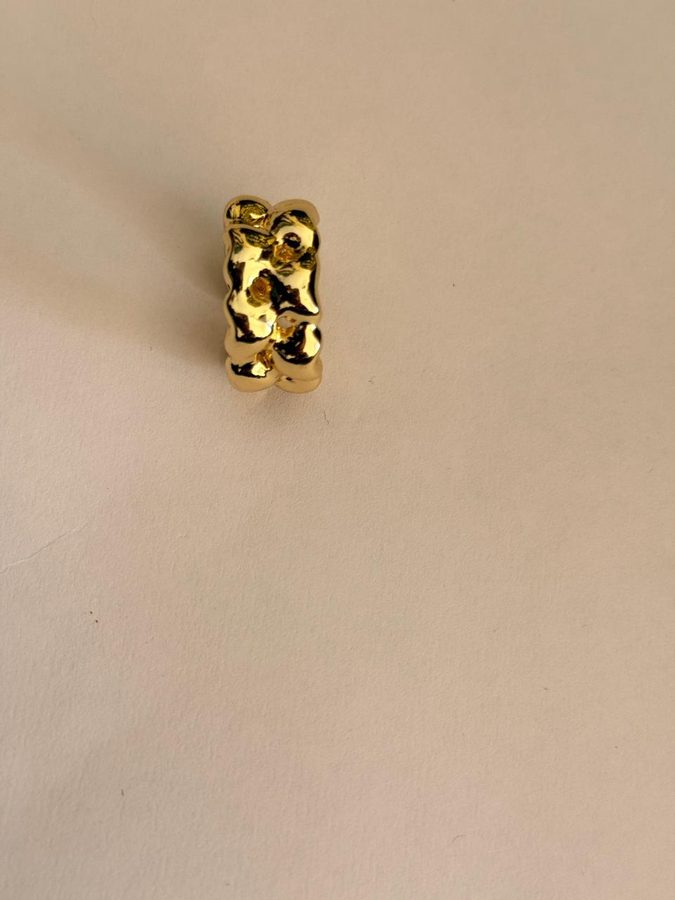 Chunky Nugget Texture Ring view 1