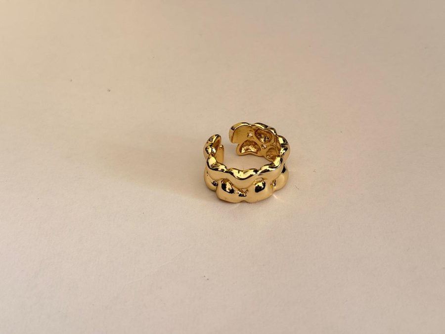 Chunky Nugget Texture Ring view 4