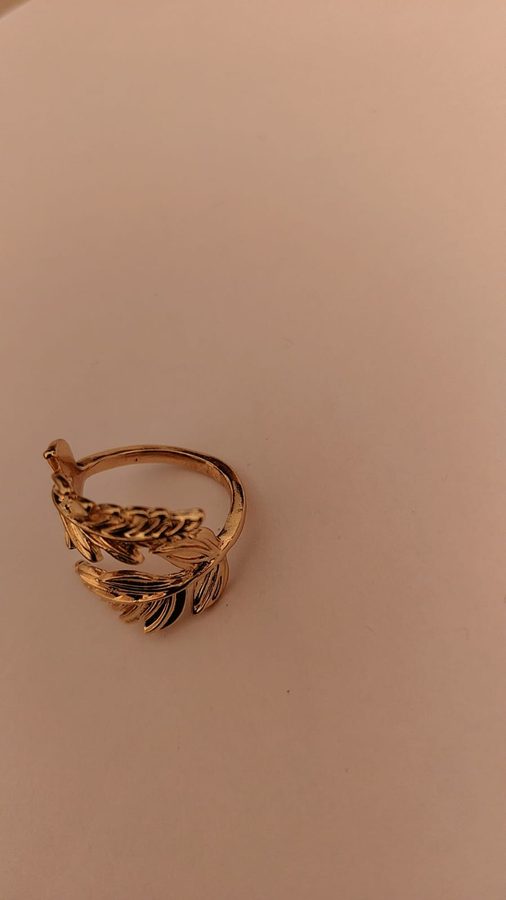 Leaf Wreath Wrap Ring view 2