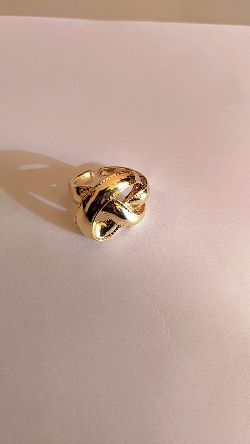 Chunky Sculptural Knot Ring view 1