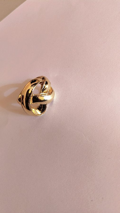 Chunky Sculptural Knot Ring view 2