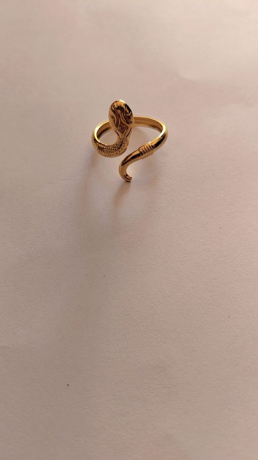 Extra-Wide Textured Cuff Ring view 3